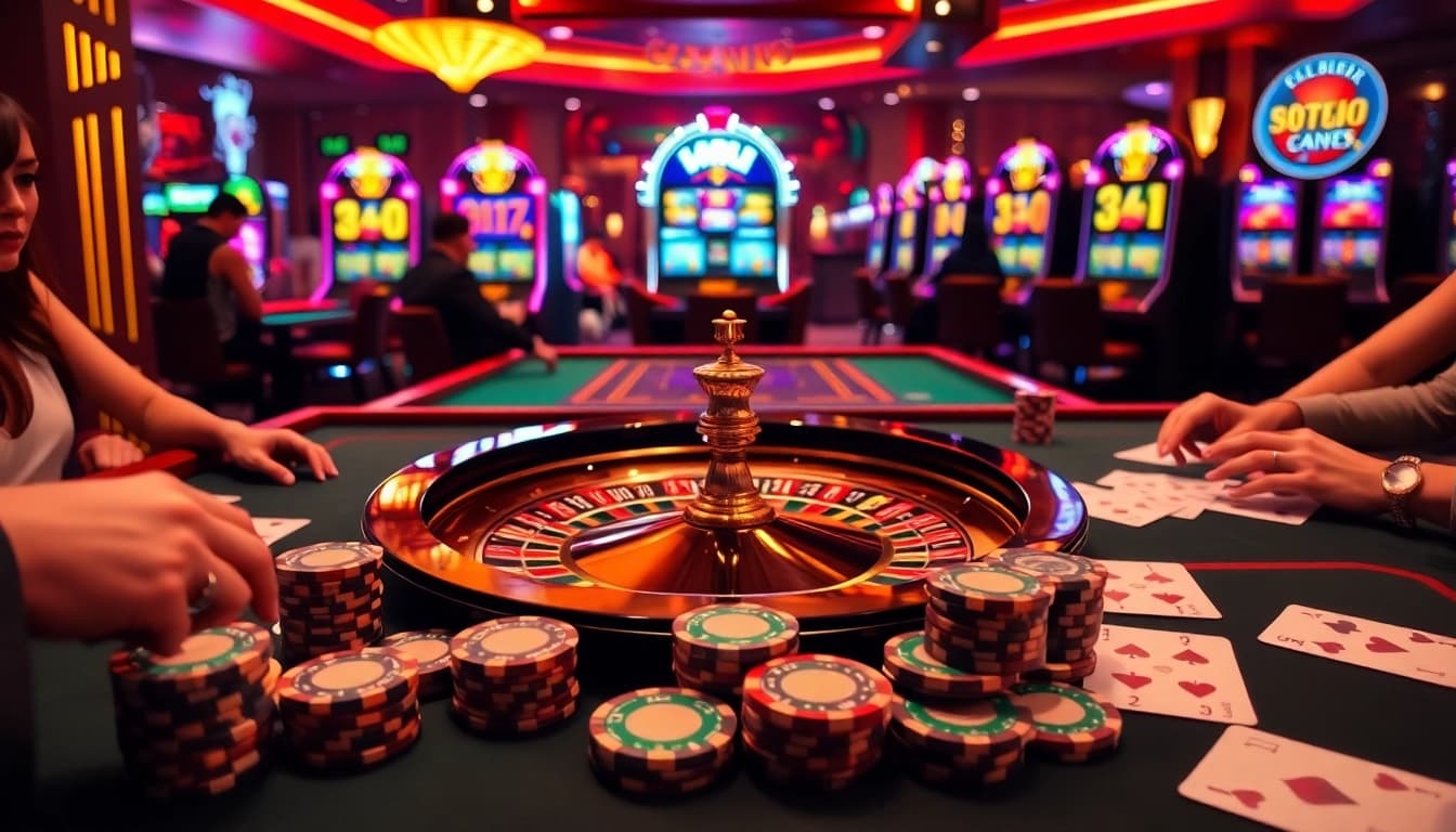 Experience the thrill of winning at C168 with vibrant casino tables and high-stakes games.