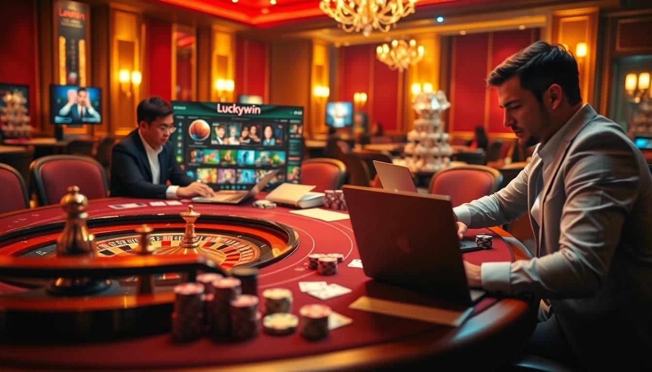 Experience the thrill of betting at luckywin with vibrant casino games and engaging online interfaces.