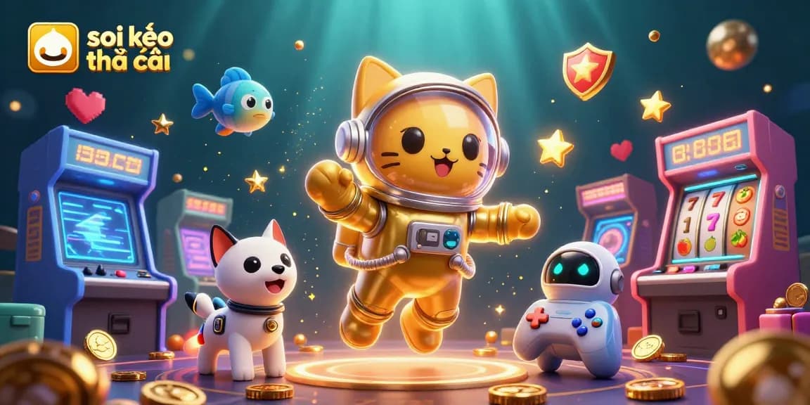 Sparking casino excitement with soi kèo nhà cái's vibrant slot-themed cosmic party.