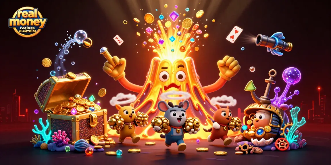Experience thrilling gold eruptions with real money casinos australia amidst vibrant underwater treasures.