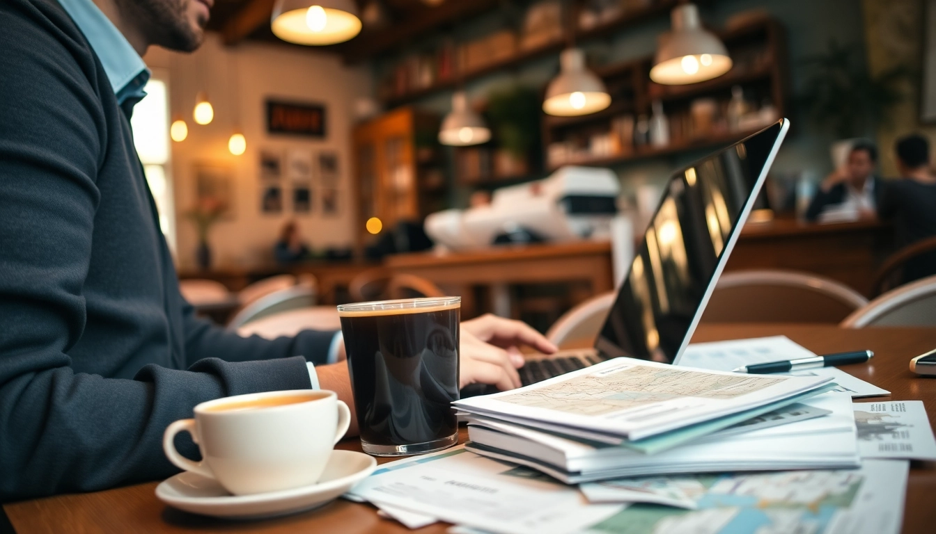 Apply for the eta application uk while working in a cozy coffee shop environment.