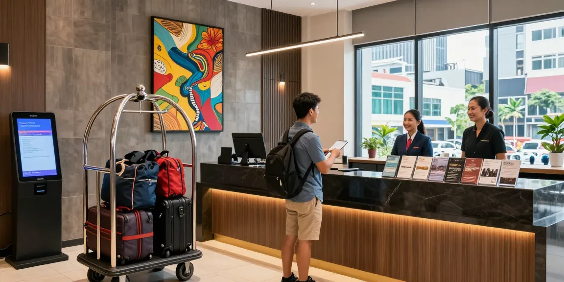 Welcoming atmosphere at ROKOK88 Hotel Jakarta Pusat with friendly staff.