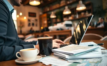 Apply for the eta application uk while working in a cozy coffee shop environment.